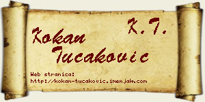 Kokan Tucaković vizit kartica